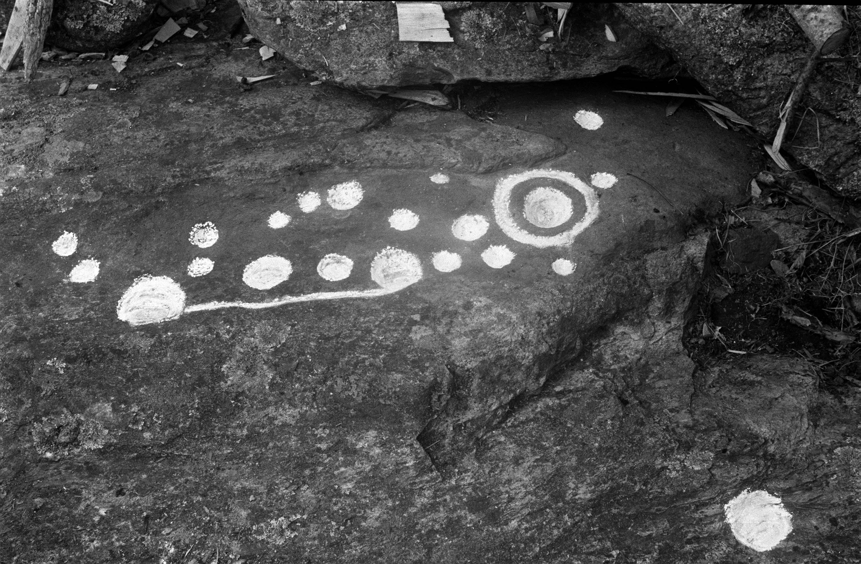 Rock carvings at Kråkeflot under Børve