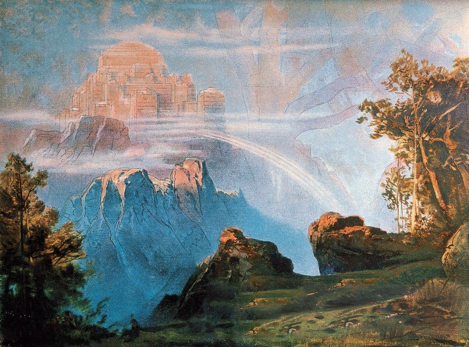 Image of Valhalla in Glaðsheimr